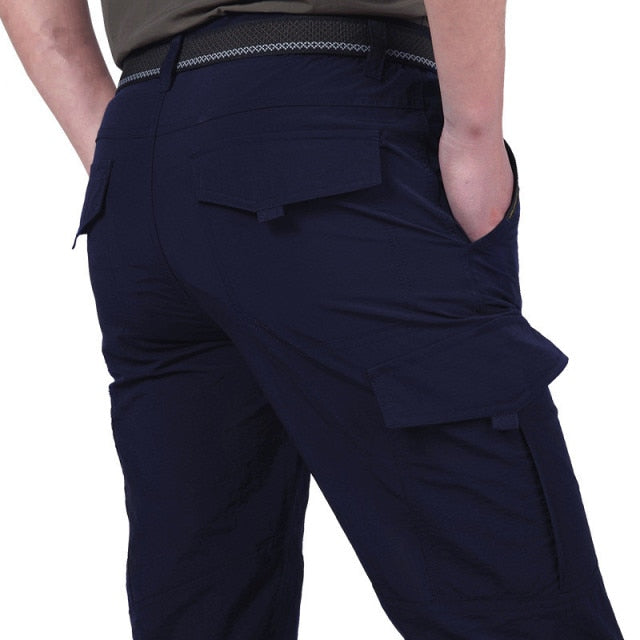2021 Men's Lightweight Tactical Pants Breathable Summer Casual Army Military Long Trousers Male Waterproof Quick Dry Cargo Pants