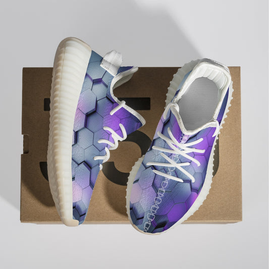 Adult Unisex Mesh Knit Sneakers - White