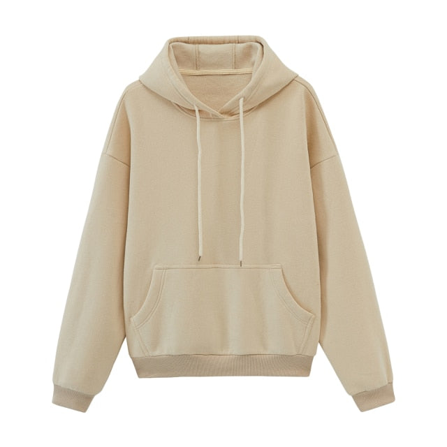 toppies Womens Tracksuits Hooded Sweatshirts 2021 Autumn Winter Fleece Oversize Hoodies Solid Pullovers Jackets Unisex Couple